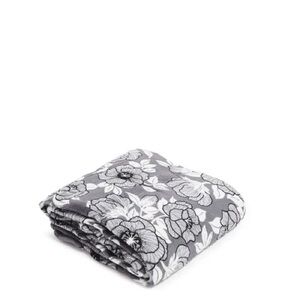 Floral Grey Bedding Blanket